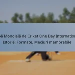Cupă Mondială de Criket One Day International: Istorie, Formate, Meciuri memorabile