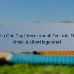 Istoria One Day International: Evoluție, Etape cheie, Jucători legendari