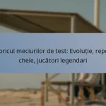 Istoricul meciurilor de test: Evoluție, repere cheie, jucători legendari