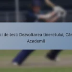 Meci de test: Dezvoltarea tineretului, Cărări, Academii