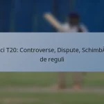 Meci T20: Controverse, Dispute, Schimbări de reguli