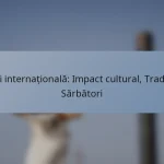 O zi internațională: Impact cultural, Tradiții, Sărbători