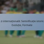 O zi internațională: Semnificație istorică, Evoluție, Formate