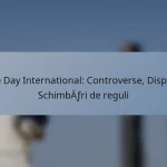One Day International: Controverse, Dispute, Schimbări de reguli