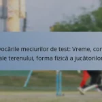 Provocările meciurilor de test: Vreme, condiții ale terenului, forma fizică a jucătorilor