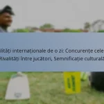 Rivalități internaționale de o zi: Concurențe celebre, Rivalități între jucători, Semnificație culturală
